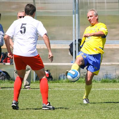 Puskás-Suzuki Kupa labdarúgó mérkőzés-stock-foto