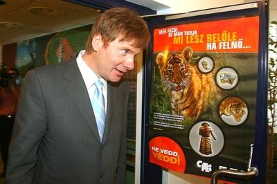 Fodor Gábort tiszteletbeli természetvédelmi őrré avatták-stock-foto