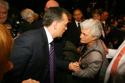 Orbán Viktor évértékelője a Millenárison-stock-foto