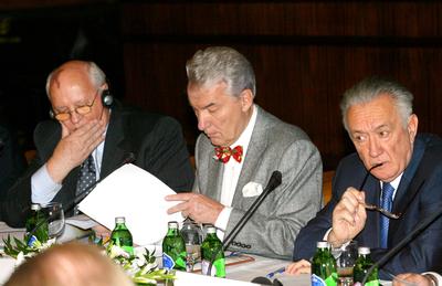 Világpolitikai Fórum Budapesten-stock-foto