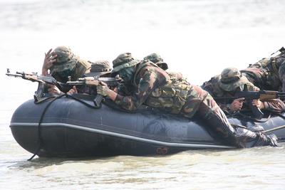 Bevetési Irány 2009 hadgyakorlat-stock-foto