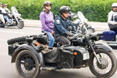 Harley Davidson motoros találkozó-stock-foto