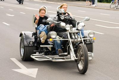 Harley Davidson motoros találkozó-stock-foto