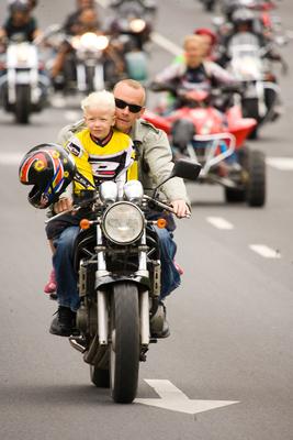 Harley Davidson motoros találkozó-stock-foto