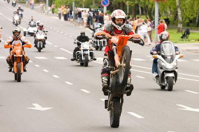 Harley Davidson motoros találkozó-stock-foto