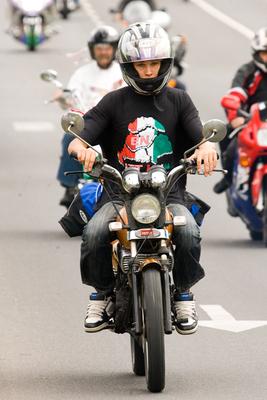 Harley Davidson motoros találkozó-stock-foto