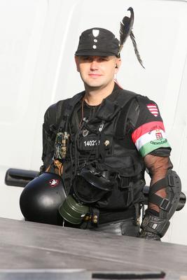 A Jobbik a Deák téren ünnepel-stock-foto