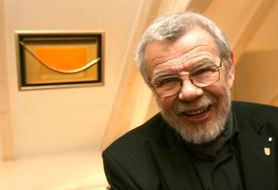 Haraszty kiállítás-stock-foto