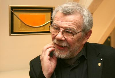 Haraszty kiállítás-stock-foto