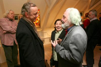 Haraszty kiállítás-stock-foto