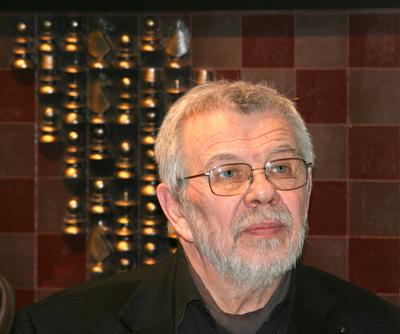 Haraszty kiállítás-stock-foto