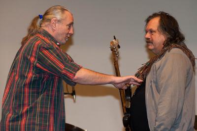 Hobo Blues Band búcsúkoncert - próba Kőbányán-stock-foto