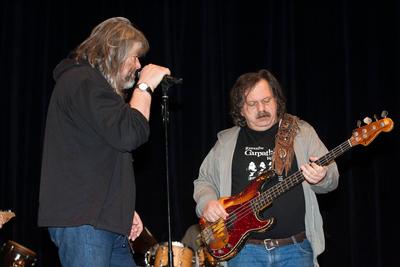 Hobo Blues Band búcsúkoncert - próba Kőbányán-stock-foto