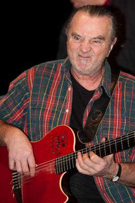 Hobo Blues Band búcsúkoncert - próba Kőbányán-stock-foto