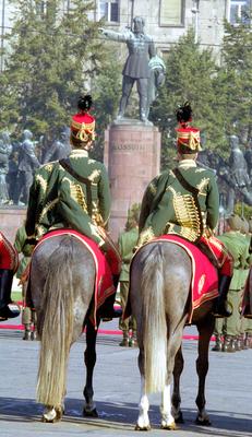 Március 15.-i ünnepségek Kőbányán-stock-foto