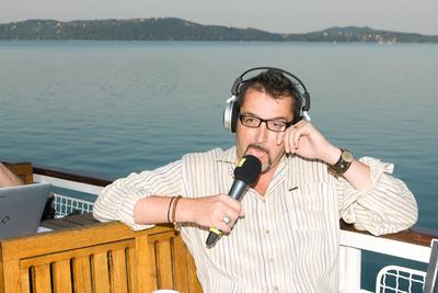 Kékszalag vitorlásverseny-stock-foto