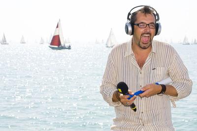 Kékszalag vitorlásverseny-stock-foto