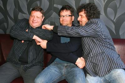 Feloszlik a Kispál és a Borz-stock-foto