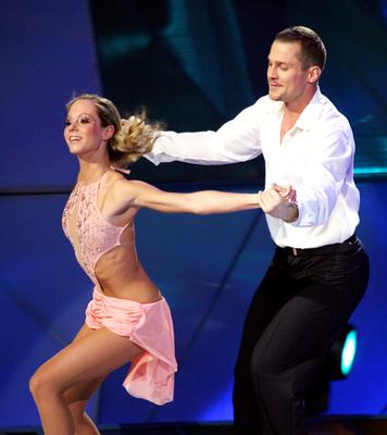 Sztárok a jégen-stock-foto