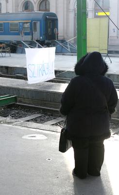 Vasutassztrájk-stock-foto