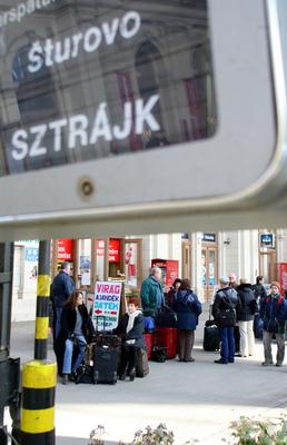 Vasutassztrájk-stock-foto