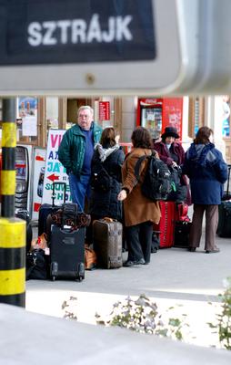 Vasutassztrájk-stock-foto