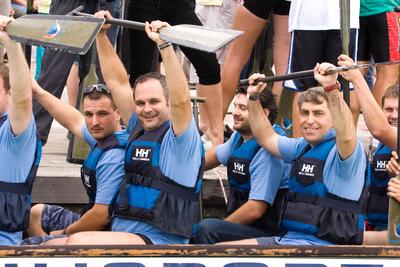 Sárkányhajó verseny-stock-foto