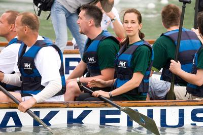 Sárkányhajó verseny-stock-foto