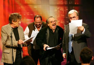 Telekabaré a Poén csatornán-stock-foto