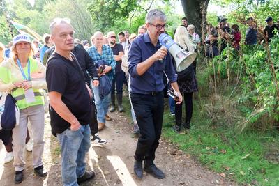 T?ntet?s Hatvanpuszt?n. A k?pen Hadh?zy ?kos.2025.09.27.Fot?:V?r?s Szil?rd-stock-foto