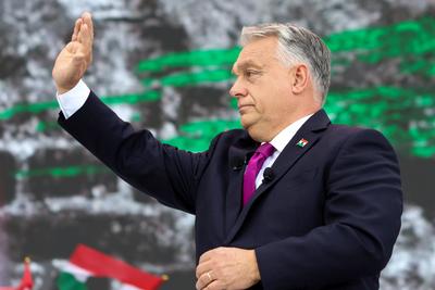 B?kemenet. A k?pen Orb?n Viktor.2025.10.23.Fot?:V?r?s Szil?rd-stock-foto