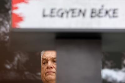 B?kemenet. A k?pen Orb?n Viktor.2025.10.23.Fot?:V?r?s Szil?rd-stock-foto