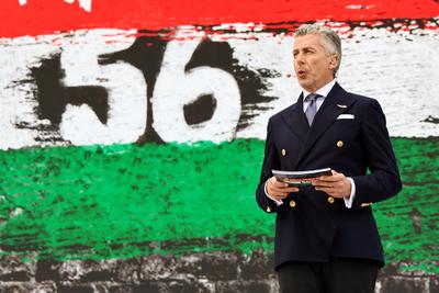 B?kemenet. A k?pen R?kay Philip.2025.10.23.Fot?:V?r?s Szil?rd-stock-foto