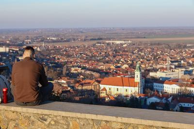 Panor?ma Szeksz?rdon.2026.02.28.Fot?:V?r?s Szil?rd-stock-foto