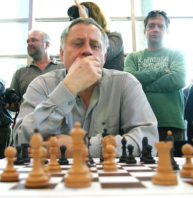 Polgár Sakknap a Művészetek Palotájában-stock-foto