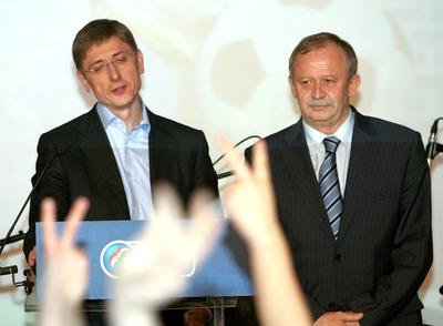 Országyűlési választások első fordulója-stock-foto