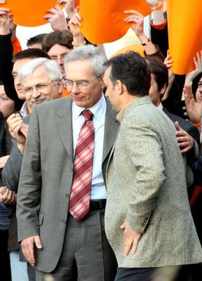 Fidesz nagygyűlés-stock-foto