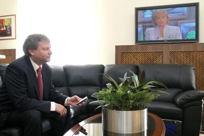 Politikusok a Napkeltében-stock-foto