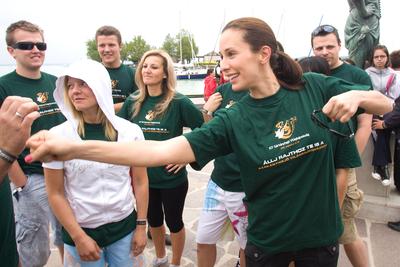 Sárkányhajó verseny-stock-foto