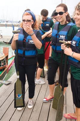 Sárkányhajó verseny-stock-foto