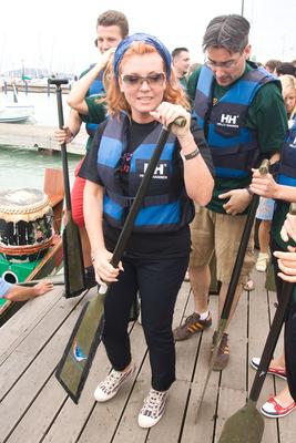 Sárkányhajó verseny-stock-foto