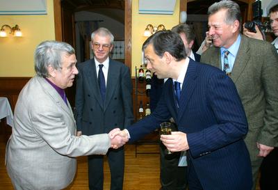A Fidesz Sporttagozatának fogadása-stock-foto