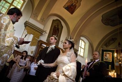 Szerb esküvő-stock-photo