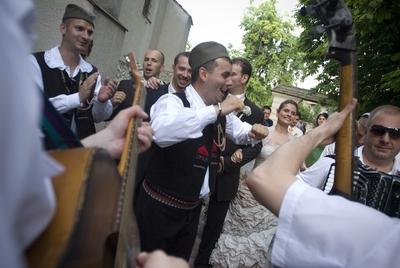 Szerb esküvő-stock-photo
