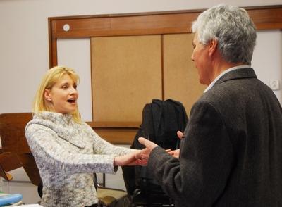 Papp Gabriella és Kovács István-stock-foto