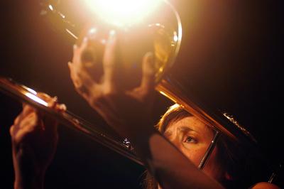 Rhoda Scott koncertje az A38 hajón-stock-foto