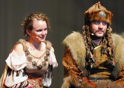 István, a Király az Arénában-stock-foto