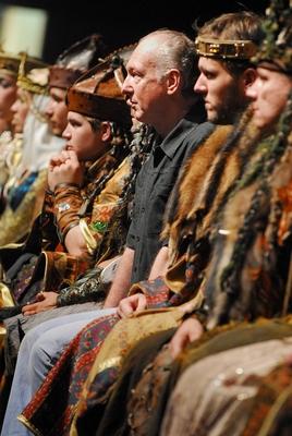 István, a Király az Arénában-stock-foto