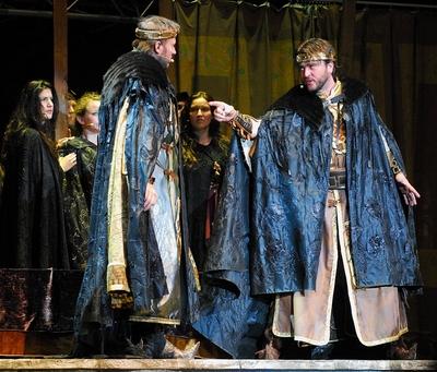 István, a Király az Arénában-stock-foto