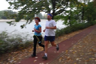 Kriston Andrea és férje-stock-foto